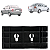 Guia Suporte Parachoque Corsa Classic/Sedan 1996 97 98 99 00 a 2010 Traseiro - Imagem 1