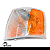 Lanterna Dianteira S10 Blazer 1995 1996 1997 1998 1999 2000 Âmbar - Imagem 10