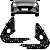 Par Grade Parachoque Hb20 Hatch Sedan 2021 2022 Preta Com Furo - Imagem 1