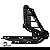 Par Grade Parachoque Hb20 Hatch Sedan 2021 2022 Preta Sem Furo - Imagem 1