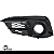 Moldura Grade Farol Milha Civic G10  2017 2018 2019 2020 Preta Com furo - Imagem 4