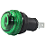 Lâmpada Sinalização Piloto Painel Universal Verde - Imagem 1