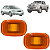 Par Pisca Para Lama Lateral Corolla Fielder Hilux SW4 2006 2007 2008 Sem Soquete Ambar - Imagem 1