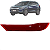 Lanterna Refletora Parachoque Traseiro Tracker 2021 2022 2023 - Imagem 7