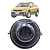 Saida Ar Grade Difusor Gol Parati Saveiro G4 G5 G6 2006 a 2017 Sem Aro - Imagem 1