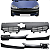 Grade Radiador Peugeot 206 1998 1999 2001 2002 2003 2004 2005 2006 2007 2008 2009 Preta C/ Moldura - Imagem 1