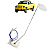 Sensor Boia Combustível Troller 2.8 T4 1999 00 01 02 A 2009 Diesel - Imagem 1