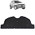 Forro Manta Do Capo Ecosport 2003 2004 2005 2006 2007 + Presilhas - Imagem 1