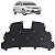 Forro Manta De Capô Focus 2009 2010 2011 2012 2013 + Presilhas - Imagem 1