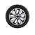 Calota Aro 13 Velox Silver Black Universal - Imagem 1