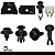Kit 36 Presilha Parachoque Dianteiro Etios Cross 2013 14 15 16 17 2018 - Imagem 4