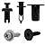Kit 14 Presilha Parachoque Traseiro Etios Hatch 2012 13 14 15 16 17 a 2021 - Imagem 1