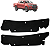 Par Guarda Pó Para-Barro Lama Caixa De Roda Traseiro Hilux 2017 2018 2019 2020 2021 2022 - Imagem 1