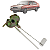 Boia Medidor Combustível Passat 1983 84 85 86 87 1988 60L S/Retorno - Imagem 1