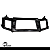 Moldura Painel Multimidia 10 Polegadas Toyota RAV4 2012 Até 2017 - Imagem 3