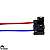 Par Chicote 2 Vias Soquete Conector Plug Para Farol Lâmpada H7 - Imagem 2