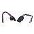 Chicote 4 Vias Instalação Alto Falante Farol Milha Fio 2.5mm Azul Vermelho L 19 - Imagem 4