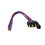 Chicote 4 Vias Instalação Alto Falante Farol Milha Fio 2.5mm Azul Vermelho L 19 - Imagem 5