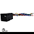 Chicote Macho Universal 16 Vias 12 Fios Plug Conector Radio Som Auto - Imagem 4
