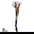 Chicote Porta Relé 5 Vias Universal 2 Fios 1.0mm 3 Fios 1.5mm Terminal 6.3mm - Imagem 4