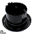 Par Difusor De Ar Preto Com Aro Prata Ecosport 2008 Até 2012 - Imagem 6