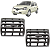 Par Difusor Saida De Ar Lateral Clio 2000 01 02 03 04 A 2016 Cinza Escuro - Imagem 1