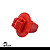 Grampo Moldura Para Lama Vermelho Hilux SW4 2011 2012 2013 2014 2015 - Imagem 2