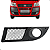 Moldura Farol Milha Doblo 2010 Até 2021 Preto Com Milha - Imagem 6