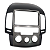 Moldura Multimidia 7 Pol 2 DIN Padrão Chines Japones Hyundai I30 2009 2010 2011 2012 Ar Analógico - Imagem 4