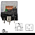 Réle Auxiliar 12V 40A 4 Terminais Com Fusível Acrílico Universal Linha leve - Imagem 2