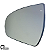 Par Subconjunto Lente Retrovisor Com Base Fita HB20 2023 2024 Original Metagal - Imagem 2