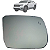 Lente Espelho Retrovisor Com Base Ranger 2023 2024 Original - Imagem 1