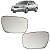 Par Lente Espelho Retrovisor Com Base Toyota Corolla 2003 Até 2008 Original - Imagem 1