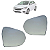 Par Lente Espelho Retrovisor Com Base Onix 2013 Até 2019 Original - Imagem 1