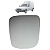 Lente Espelho Retrovisor Com Base Fiorino 2011 Até 2013 Original - Imagem 1