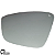 Lente Espelho Retrovisor Com Base Gol G5 2009 Até 2013 Original - Imagem 2