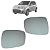 Par Lente Espelho Retrovisor Com Base Uno Vivace 2010 - Imagem 1
