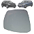 Lente Espelho Retrovisor Com Base T-Cross Nivus 2021 Até 2024 - Imagem 1