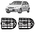 Kit 02 Difusor De Ar Corsa Joy Maxx G2 2002 Até 2012 Montana G1 2004 Até 2010 - Imagem 1