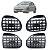Kit 04 Difusor De Ar Painel Peugeot 206 2001 Até 2010 - Imagem 1