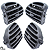Kit 04 Difusor De Ar Painel Peugeot 206 2001 Até 2010 - Imagem 2