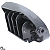 Difusor De Ar Painel Peugeot 206 2001 Até 2010 Central Esquerdo - Imagem 3