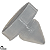 Kit 3 Batentes Pedal Freio Embreagem Accord Civic CRV Fit - Imagem 5