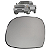 Lente + Base Espelho Retrovisor S10 Blazer Silverado 1995 Até 2011 - Imagem 7