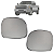 Kit 02 Lente Espelho Retrovisor Com Base S10 Blazer Silverado 1995 Até 2011 - Imagem 1