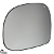 Kit 02 Lente Espelho Retrovisor Com Base S10 Blazer Silverado 1995 Até 2011 - Imagem 2
