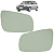 Kit 02 Lente Espelho Retrovisor Base Gol G3 1999 Até 2009 Original - Imagem 1