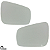 Kit 02 Lente Espelho Retrovisor Base Gol G3 1999 Até 2009 Original - Imagem 5