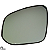 Par Lente Espelho Retrovisor  Com Base Toyota Hilux 2016 Até 2023 Original - Imagem 1
