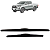02 Limpador Palheta Silicone Dianteira Especifica Toyota Hilux 2015 Até 2018 - Imagem 1